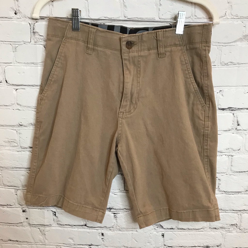 Plugg Men’s Khaki Walking Shorts Size 29